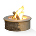 American Fyre Designs Contractor Model fire pit with a large round bowl and multiple burners.
