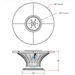 American Fyre Designs Fiesta Fire Table with glass top and stainless steel frame.