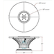 American Fyre Designs Fiesta Fire Table with glass top and stainless steel frame.