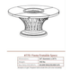 American Fyre Designs Fiesta Fire Table with glass top and stainless steel frame.
