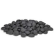 American Fyre Designs Fire Pit Black Creekstones CSTN-20-B with black stones and grill grate.