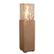 American Fyre Designs Magnolia Lantern with a bronze finish and glass panels.