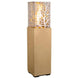 American Fyre Designs Magnolia Lantern with a bronze finish and glass panels.