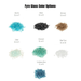 American Fyre Designs Mariposa fireplace with natural gas log set and blue flame tips.