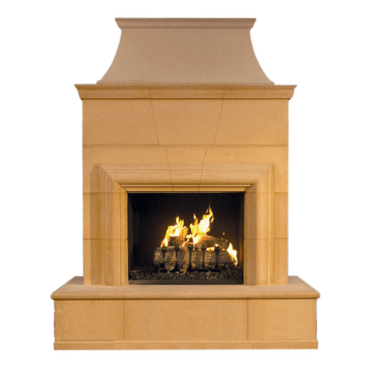 American Fyre Designs Petite Cordova fireplace with a sleek black finish and modern design elements.