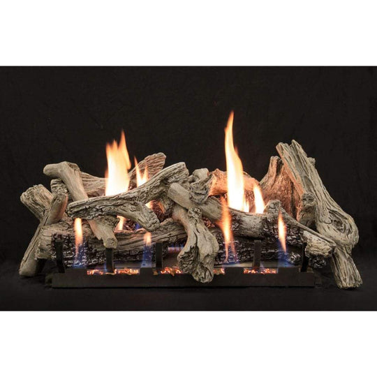 American Hearth 24-inch Driftwood Burncrete Log Set LS24CD