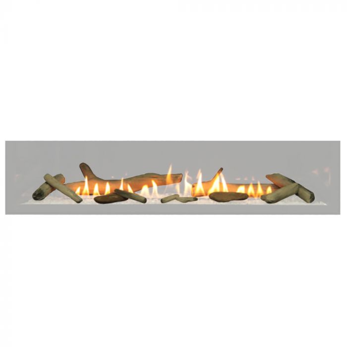American Hearth 22-piece Driftwood Log Set with Rock LS60SHF