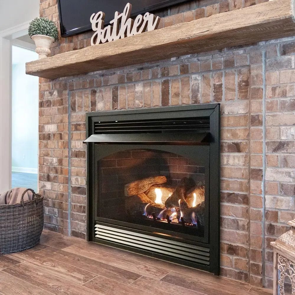 American Hearth 32-inch Lincoln Premium Vent-Free Fireplace VFPA32BP