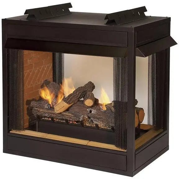 American Hearth 36-inch Jefferson Premium Vent-Free Peninsula Firebox VFP36PB2E