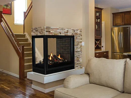 American Hearth 36-inch Jefferson Premium Vent-Free Peninsula Firebox VFP36PB2E