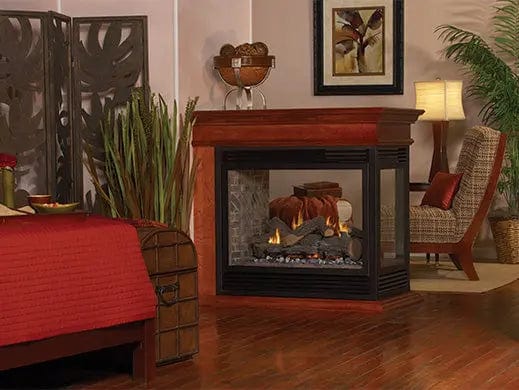 American Hearth 36-inch Jefferson Premium Vent-Free Peninsula Firebox VFP36PB2E
