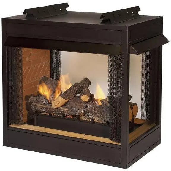 American Hearth 36-inch Lincoln Premium Vent-Free Peninsula Firebox VFP36PP32E