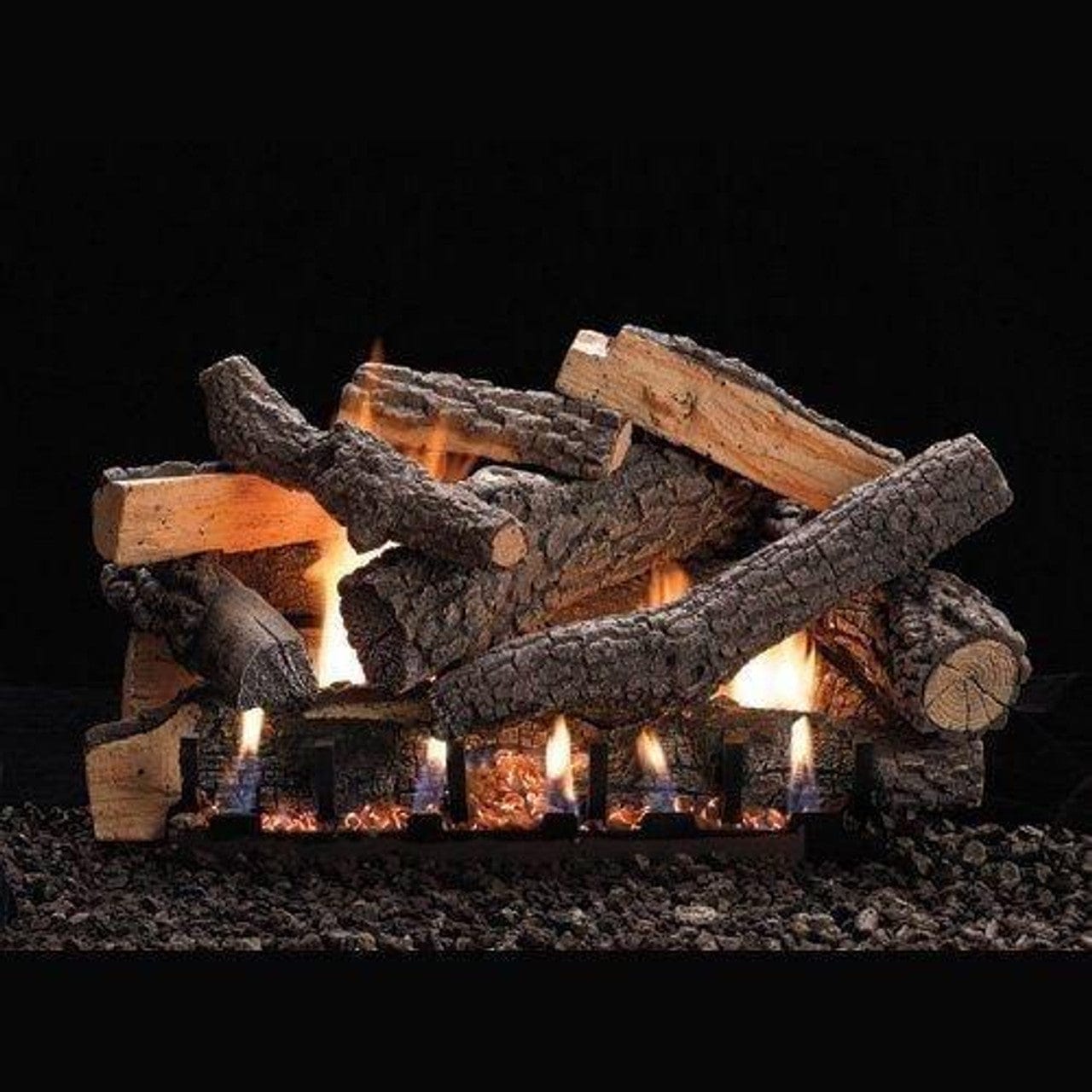American Hearth 5 Piece Ceramic Fiber 30-inch Log Set LS30EF