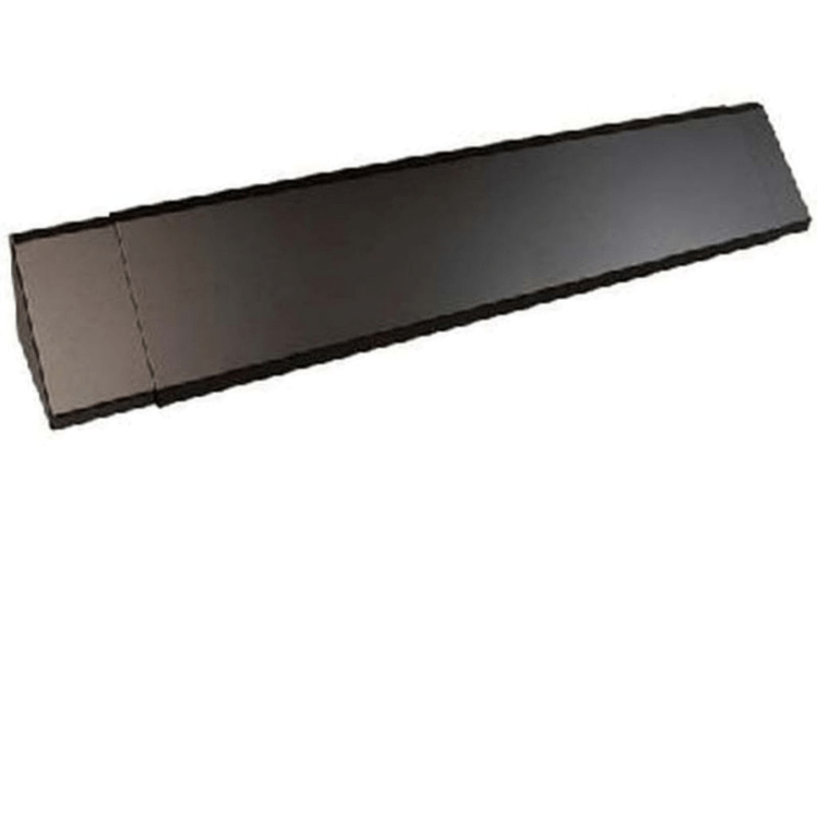American Hearth Black Adjustable Fireplace Hood ELH1