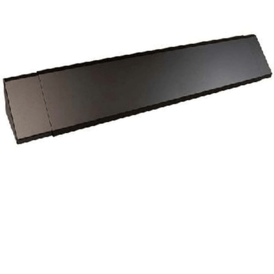 American Hearth Black Adjustable Fireplace Hood ELH1