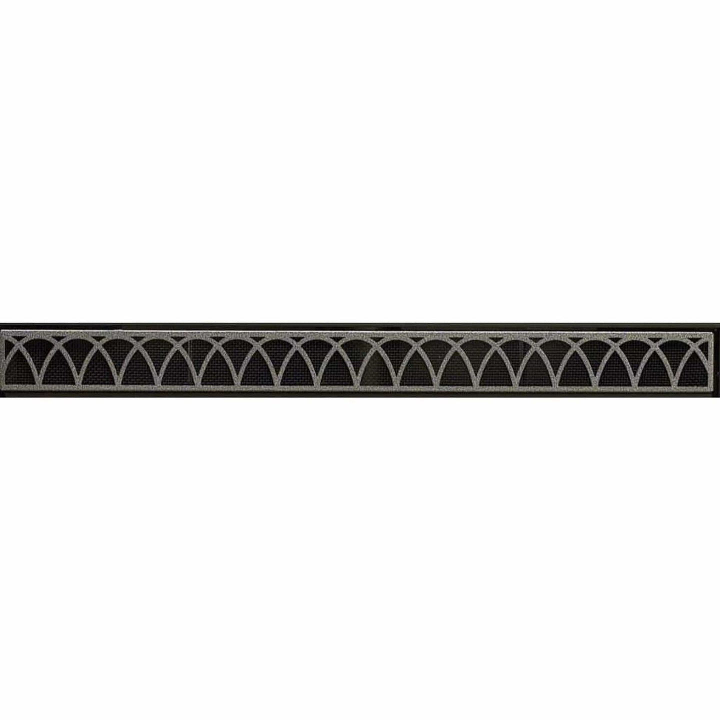 American Hearth Hammered Pewter Arch Louver DVG3AHP