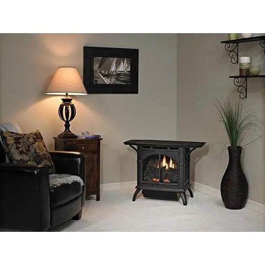 American Hearth Medium Cast Iron Spirit Stove Vent Free VFD30CC