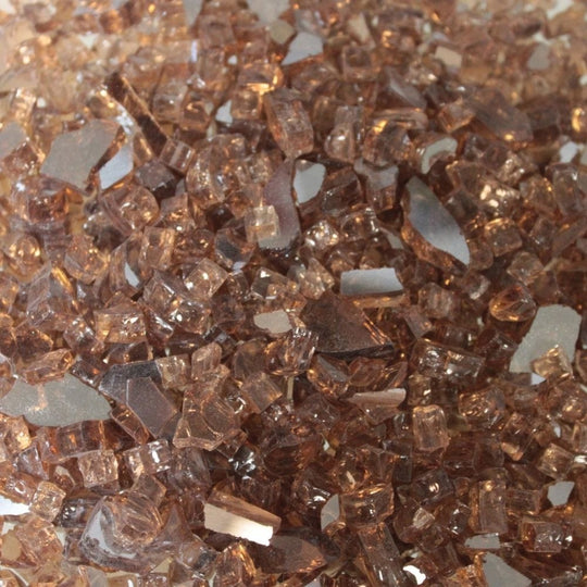 Copper Fire Glass for Empire & Nexfire Fireplace
