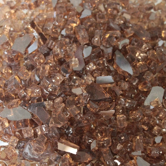 Copper Fire Glass for Empire & Nexfire Fireplace