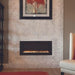 Empire Boulevard 30-inch slim line wall mounted ventless gas fireplace with modern design and clean lines.