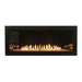 Empire Boulevard 36-inch/48-inch linear vent-free gas fireplace with modern design and glass front.