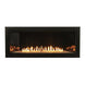 Empire Boulevard 36-inch/48-inch linear vent-free gas fireplace with modern design and glass front.