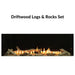 Empire Boulevard 48-inch linear vent-free see-through gas fireplace with modern glass front and sleek design.