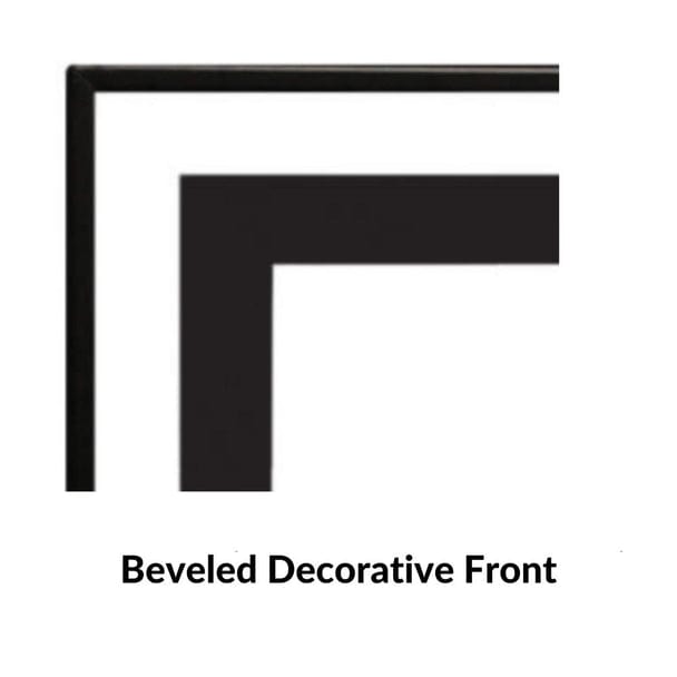 Empire Boulevard 60-inch linear vent-free see-through gas fireplace with modern glass front and sleek frame.