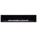 Empire Boulevard 72-inch linear vent-free gas fireplace with modern glass front and sleek design.