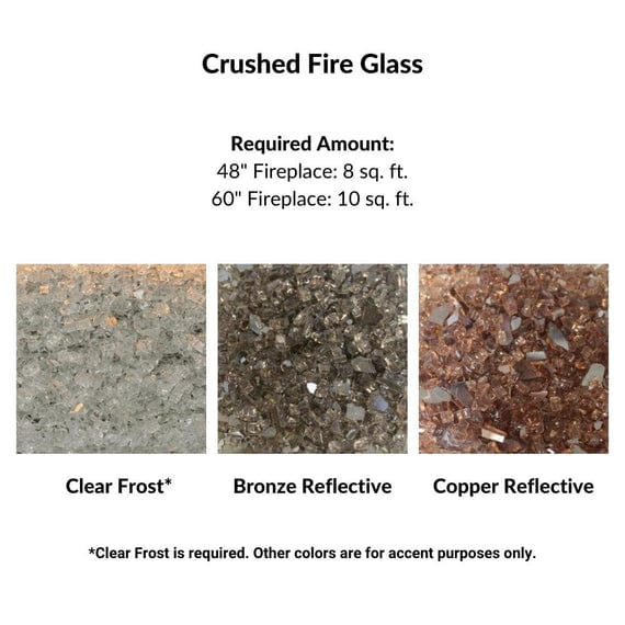 Empire Carol Rose vent-free outdoor linear gas fireplace in a modern rose finish with glass front and sides.