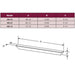Empire Profile Wood Flush Mantel Shelf