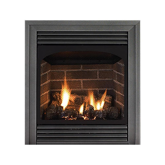 Empire Vail 24 premium vent-free gas fireplace with modern glass front and sleek design.