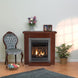 Empire Vail 24 premium vent-free gas fireplace with modern glass front and sleek design.