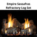 Empire Vail 32 premium vent-free gas fireplace with modern glass front and sleek design.