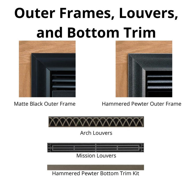 Empire Vail 36 premium vent-free gas fireplace with modern glass front and sleek design.