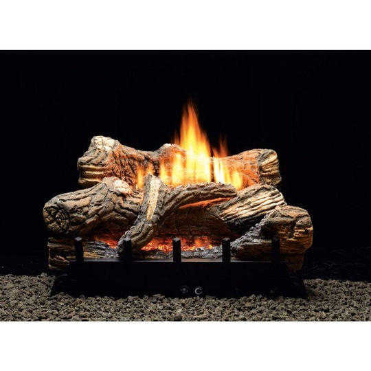 American Hearth 30 inch Trendon Ceramic Fiber Gas Log Set Vent-Free VFD