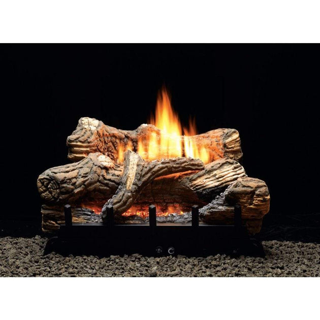 American Hearth 30 inch Trendon Ceramic Fiber Gas Log Set Vent-Free VFD