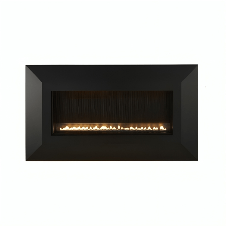American Hearth Boulevard Linear Black Mitered Front DFSL30MBL