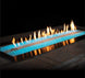 American Hearth 48-inch Multicolor LED Carol Rose Linear Fire Pit OL48TP18