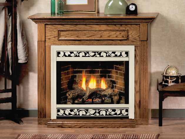 American Hearth Jefferson Deluxe Dark Oak Mantel EMBF1SDO