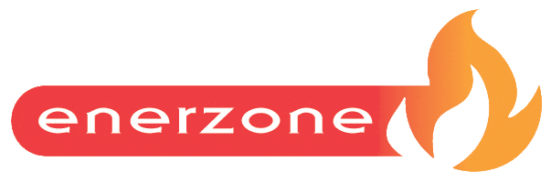 Enerzone Solution 1.7 wood stove with modern design and glass door