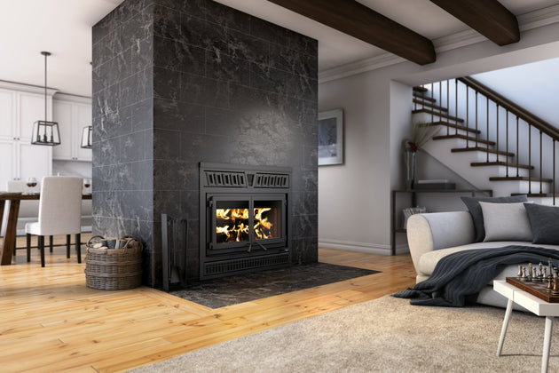 Valcourt Waterloo Square Faceplate Wood Fireplace - FP15