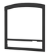 Valcourt Black Arched Faceplate For Valcourt Lafayette II Fireplace - VA10FA07