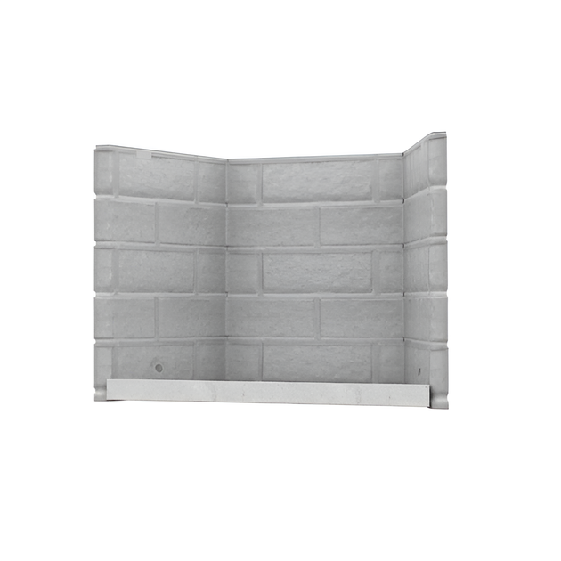Valcourt Classic Moulded Refractory Brick Panels For Valcourt Antoinette Wood Fireplace - VA7071BR